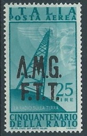 1947 TRIESTE A POSTA AEREA RADIO 25 LIRE MH * - ED245-3 - Poste Aérienne