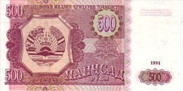 TADJIKISTAN   500 Rubles   Daté De 1994   Pick 8 A          ***** BILLET  NEUF ***** - Tagikistan