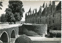 CPSM 56  JOSSELIN LE CHATEAU SOUBASSEMENTS DE L ANCIEN PONT LEVIS 1953   Grand Format 15 X 10,5 - Josselin