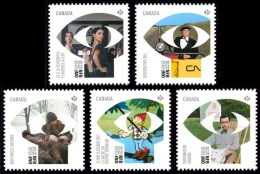 Canada (Scott No.2734-38 - Office National Du Film / 75 / National Film Board) (**) Série / Set - Unused Stamps