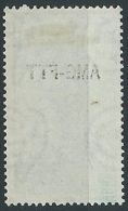 1949-52 TRIESTE A POSTA AEREA 100 LIRE VARIETà DECALCO MH * - ED291-3 - Poste Aérienne