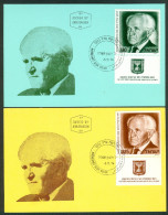 Israel MC - 1974, Michel/Philex No. : 621-622, - MNH - *** - Maximum Card - Tarjetas – Máxima