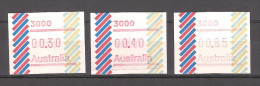 AUSTRALIE 1984/ YT 1/3 Premiers Timbres  DISTRIBUEURS NEUFS ** De Ce Pays - Vignette [ATM]