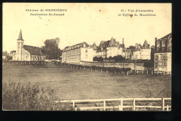 Seine Inférieure 76 Château De Mesnières Institution St Joseph 16 Vue D'ensemble Et église De Mesnières 1924 - Mesnières-en-Bray