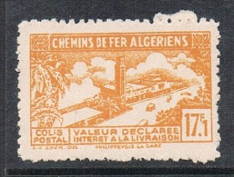 ALGERIE COLIS POSTAL N°117 N**  Variété Sans Surcharge - Colis Postaux