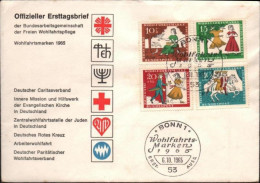 ALLEMAGNE GERMANY BUND Poste 352/5 Premier Jour FDC ETB Aschenputtel Cendrillon Conte - 1961-1970