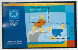 Greece 2003 Athens 2004 Mascots Of The Olympic Games M/S 2 MNH P0002 - Blokken & Velletjes