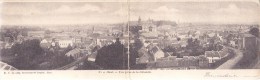 Diest.  -  Restaurant Du Progrès. - Diest  &  Diest. -  Vue Prise De La Citadelle  (plooikaart) 1900 Naar Etterbeek - Diest