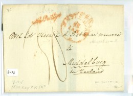 E.o. BRIEFOMSLAG * NA POSTTIJD*  Van AMSTERDAM Aan Rethaan Macaré Te MIDDELBURG (8491) - ...-1852 Prephilately