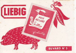 BU 1004/ BUVARD   LIEBIG   POIS AU LARD - Soups & Sauces