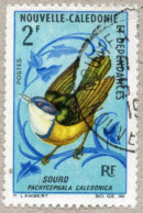 NOUVELLE-CALEDONIE : Oiseaux : Sourd (Pachycephala Caledonica) -Passereau - - Gebruikt