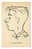 TENNIS - PELOTE BASQUE  /  CHRISTIAN  BOUSSUS  /  Caricature Et Profil Par LE SOURD - Tenis