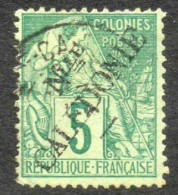 Nelle CALEDONIE :  Timbre Des Colonies Françaises De 1881 Avec Surcharge "Nelle CALEDONIE" - Gebraucht