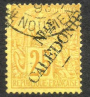 Nelle CALEDONIE :  Timbre Des Colonies Françaises De 1881 Avec Surcharge "Nelle CALEDONIE" - Oblitérés