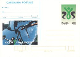 ITALIE - 1993 - GIOCCHI DELLA GIOVENTU - Carte Postale - Philatelistische Karten