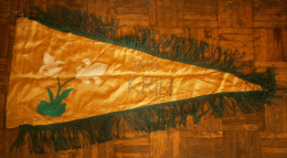 SCOUT - Croatia In Kingdom Yugoslavia - Official Flag From  "JATO KRIN"  Embroidered - Before WWII - Pfadfinder-Bewegung