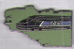 TGV Atlantique Sur Carte De Bretagne  . Le TGV - TGV