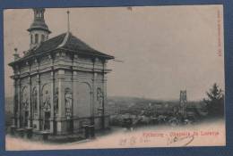 CP FRIBOURG - CHAPELLE DE LORETTE - EDITION PHOTOGLOB CO ZÜRICH N°106 - CIRCULEE EN 1902 - Chapelle