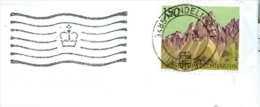 Liechtenstein Nendelin Stempel 2005 Krone In Wellen 1,50 Sfr. Garselliturm (Berge) - Maschinenstempel (EMA)