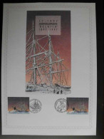 België Belgium 1997 - Schip ´Belgica´ - Antarctica Belgica 1897-1997 Herdenkingskaart Met 2 Speciale Stempels / Ship - Polareshiffe & Eisbrecher