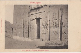 AFRIQUE EGYPTE EDFOU Pylône Temple - Idfu