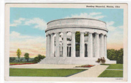 President Harding Memorial Marion Ohio 1940s Postcard - Otros & Sin Clasificación