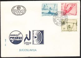 Yugoslavia 1981, FDC Cover "Sports - Kayak, Gymnastics And Weightlifting", Ref.bbzg - FDC