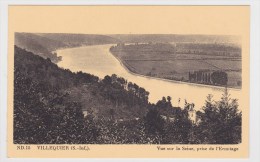 VILLEQUIER - N° 15 - VUE SUR LA SEINE PRISE DE L' HERMITAGE - Villequier