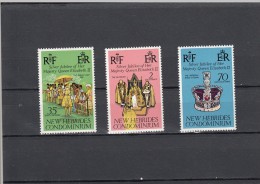 Nueva Hebrides Nº 447 Al 449 - Unused Stamps