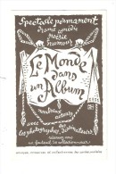 CPA : Le Monde Dans Un Album :" Envoyez Conservez Et Collectionnez Les Cartes Postales"  // Avec Spectacle - Sonstige & Ohne Zuordnung