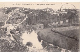 BF11703 Thouars Vue Generale Prise A L Ouest   France  Front/back Image - Thouars