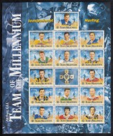 Ireland MNH Scott #1246 Minisheet Of 15 30p Team Of The Millennium - Hurling - Blocks & Sheetlets