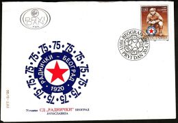Yugoslavia 1995, FDC Cover "75 Jahre Sportklub "Radnicki" Belgrad",  Ref.bbzg - FDC