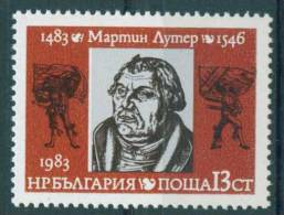 + 3211 Bulgarien 1983 Deutschland > 500. Geburtstag Von Martin Luther - M. Luther (1483-1546), Reformator **MNH - Sammlungen
