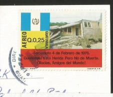 GUATEMALA Indigenas Del Lago Atitlan Stamp Terremoto Earthquake Erdbeben 1976 - Guatemala