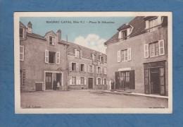 CPA - MAGNAC LAVAL - Place Saint Sébastien - Collection Labarre - Epicerie - Sonstige & Ohne Zuordnung