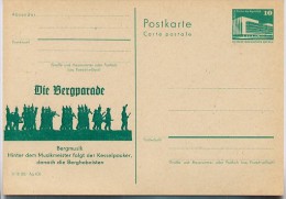 DDR P84-7a-82 C7-b Postkarte Zudruck BERGPARADE Schwarzenberg 1982 - Private Postcards - Mint