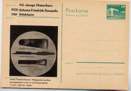 DDR P84-5b-83 C16 Postkarte Zudruck URGESCHICHTE DANNEIL Stöckheim 1983 - Privatpostkarten - Ungebraucht