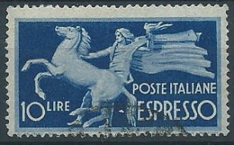 1945-52 ITALIA USATO ESPRESSO 10 LIRE - ED310-2 - Poste Exprèsse/pneumatique