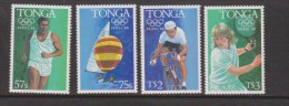 Tonga 1988 Seoul Olympic Games Set (4) MNH - Tonga (1970-...)