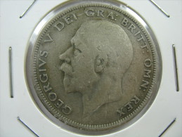 UK GREAT BRITAIN ENGLAND 1/2 HALF CROWN  1932  SILVER 500 LOT 26 NUM 8 - K. 1/2 Crown