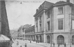 69 LYON - L'Hôtel Du Télégraphe Et La Rue De La Barre - Otros & Sin Clasificación