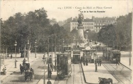 69 LYON - Cours Du Midi Et Place Carnot - Tramways - Other & Unclassified