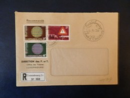 41/919   LETTRE   RECOMMANDE  LUX. - Cartas & Documentos