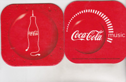 Romanian Coca Cola Coaster - Coca Cola Music - Bierviltjes