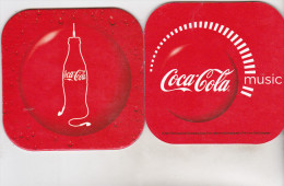 Romanian Coca Cola Coaster - Coca Cola Music - Posavasos (Portavasos)