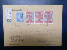 41/931  LETTRE   RECOMMANDE  LUX. - Brieven En Documenten