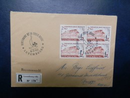 41/937  LETTRE   RECOMMANDE  LUX. - Storia Postale