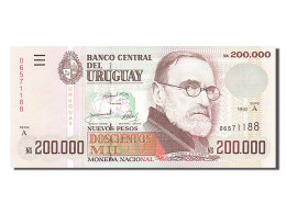 Billet, Uruguay, 200,000 Nuevos Pesos, 1992, NEUF - Uruguay