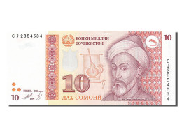 Billet, Tajikistan, 10 Somoni, 1999, NEUF - Tajikistan